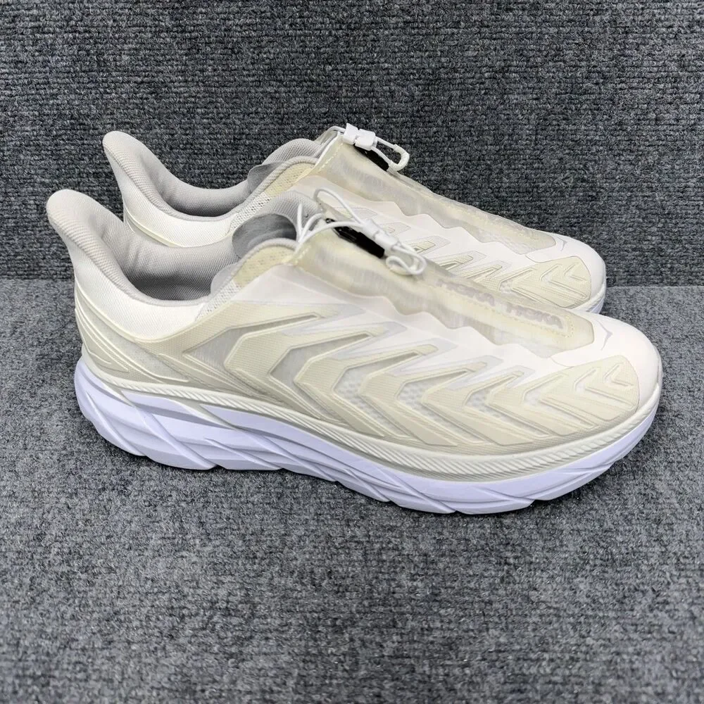 Hoka One One U Project Clifton Zip Shoes Men's Size 13 1127924 BDBLR Lunar Rock